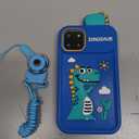 Luyiilo Kids Smart Phone Toys for Boys,Dinosaurs Gift Toys for Boys Ages 3-9 Christmas Birthday Gifts Mini Smart Phone Toys With 2.8" Touchscreen 16 Learning Games Dual Camera Music Player, 8G SD Card