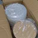 50 Pcs 32 Oz disposable meal prep containerspaper bowls with lidsdisposable soup bowlssoup bowls disposable hot/colddisposable salad bowls with lids