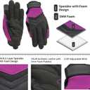 Thorn Proof&Puncture Resistant Gardening Gloves with Grip,Garden Glove for Women, Leather Yard Work Gifts (Large, 1 Pair Per Pack-purple Work Gloves)