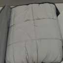 Mr. Sandman Weighted Blanket for Adults Queen Size 18 lbs, Soft Cooling Heavy Minky Blanket for Sleep, Washable Throw Blanket with Glass Beads, 60 x 80 Inches, Grey
