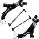 4PCS for 2010-2017 Chevy Equinox GMC Terrain Front Lower Control Arms + Sway Bar End Links Suspension Kit K750188 K750189