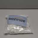 Taiyin 500 Pcs 1" Vapor Barrier Christmas Tree Clips Plastic Bumper Clips Nylon Rivet Clip White Furniture Assembly Shelves Retainer for Crawlspace Barrier Poly Liners, Covers, Encapsulations