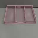 Small Pink Laptop Stand for Desk, Monitor Stand, Office Desk Accessories, Computer Desktop Stand with Drawer for Home, Office, School (Pink)