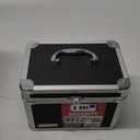 Vaultz Secure Security Lock Boxes - Safe Combination Lock Box, Storage for Documents, Valuables, Medicine & Money - 9.88 x 7.75 x 7 Inch - Black/Chrome