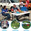 Lifetime Heavy Duty Cornhole, Ladder Golf Game and Table Combo Set