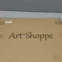 Blue Tram At Sunset With Church During Sunset Nautical & Coastal Framed Wall Art