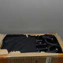 48" L Collapsible Wagon Cart Foldable, 560lbs Weight Capacity 300L Heavy Duty Folding Beach Wagons with Big All-Terrain Wheels, Utility Carts for Groceries, Shopping, Camping, Sports - Black