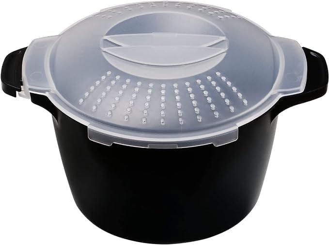 Pmperd Chf Large Micro Cookware 2 Quart, Microwave Steamer for Vegetables, Cooker for Microwave - BPA Free, Dishwasher Safe