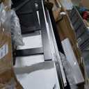 Homhedy Farmhouse Bathroom Storage Cabinet with 2 Doors, Toilet Paper Cabinet with Adjustable Shelves, Small Bathroom Cabinet for Kitchen/Laundry/Living Room, 11.8 x 23.6 x 31.5 Inches, Black