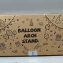 TEKXYZ Balloon Arch Stand Kit, 10FT Wide & 7.5FT High Adjustable Balloon Arch Frame, Ideal For Party Decorations, Not Include Balloons