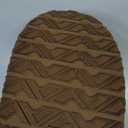 HOWILIM Genuine Suede Platform Slippers for Women Fuzzy Winter Warm Shoes Indoor Outdoor, Size Women's 9-10