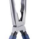 Pro Pliers Set, 3-Piece (7-inch Diagonal Cutting, 8-inch Needle Long Nose, 9-inch Linesman) Industrial Cutters Set