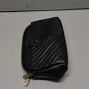 GAEKEAO Crossbody Bags for Women Small Genuine Leather Shoulder Purse Cross Body Bag with Wristlet Top Zipper (Type3 04 Black)