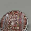 Viking Revolution Bay Rum Beard Balm - Beard Butter with Argan Oil & Jojoba Oil - Softener, Moisturizer & Wax for Men (2oz, 1 Pack)