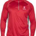 COLOSSEUM Mens NCAA Campus Classic Long Sleeve 1/4 Zip Windshirt, Performance Lightweight Quarter Zip, Athletic Design (X-Large, Cardinal)
