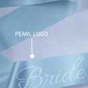 4 x Bride to Be Sash Blue Bachelorette Party Costume Accessories Party Favors Bridal Shower Accessory, Bach Party Decorations, Engagement Party Supplies (Blue)