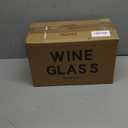 C CREST Glasses Set of 8, 12oz, Lead-free, Clear, Durable Glassware