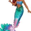 Disney The Little Mermaid Ariel Small Doll Mermaid with Signature Tail, Toys Inspired by the Movie