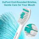 Aoremon Replacement Toothbrush Heads Compatible with Philips sonicare E-Series, 6 Pack Replacement Brush Heads Come with Caps