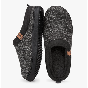 MERRIMAC Men's Slip on Slippers Comfy Memory Foam Non Slip Indoor House Shoes 10-11