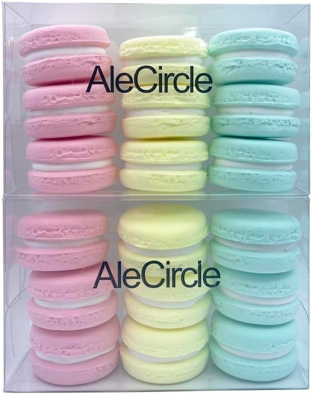 18 Pcs Fake Macarons Cake, Realistic Artificial Fake Macaronst Model Photography Props Home Decoration