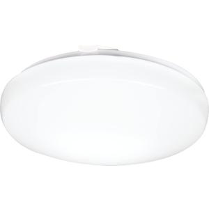 Lithonia Lighting 14 Inch Round LED Flush Mount Ceiling Light, Low Profile Modern Ceiling Light Fixture, 4000K Cool White Color Temperature, Dimmable, White (FMLRL 14 20840 M4)