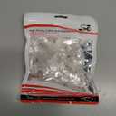 SHD RJ45 Connectors, Cat6 Connector Cat5e Connectors Cat5 Connectors RJ45 Ends Ethernet Cable Crimp Connectors-100Pcs