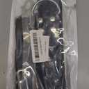 Pet Dog Grooming Belly Strap  2 Inch Wide Waterproof Strong PVC Support Band, Grooming Loop Restraint for Pet Bathing & Grooming (Black-Short)