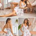 Avidlove Women Lace Lingerie Babydoll Sexy Chemise Exotic Nightgowns Bridal Nightdress, S