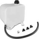 A-Premium Engine Coolant Overflow Recovery Reservoir Tank [with Cap & Tubing] Compatible with 1981-1991 Chevrolet & GMC & GM Vehicles - CK Series, RV Pickups, Blazer, Suburban, Full Size Truck