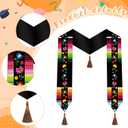 Glitopper 3 Pcs Class of 2026 Mexican Graduation Stole with Tassel