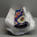 Magpie Fabrcis Pack of 2 Outdoor Waterproof Throw Pillow with Insert 18 x 18 Inch, Christmas Decorative Back Cushion Pad for Garden Patio Tent Balcony Couch Sofa(Floral Navy)