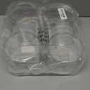 4 Pcs 60 oz Plastic Candy Jar with Lid for Candy Buffet Large Storage Jar Clear Food Storage Canisters Kitchen Countertop Container for Cookies Snacks Indoor Outdoor