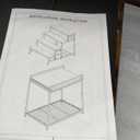 Pet Window Perch with 360 & Adjustable Raised Feeder, Pet Bunk Bed with Stairs and Storage, Dog Beds Attachment to Human Bed, Bedside Dogs Cot for Small, Medium Cats & Dogs (Brown)