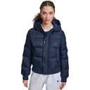 Champion Women's Quilted Snorkel Puffer, Navy, Medium