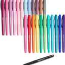 Amazon Basics Felt Tip Marker Pens, Versatile for Writing, Drawing, and Journaling, Assorted Colors, 24-Pack
