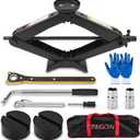 Scissor Jack for Car 2.5 Ton (5512 lbs) Multipurpose Universal Car Jack Kit with Rubber Jack Pad, Portable Spare Tire Changing Kit for Sedan SUV MPV Tesla