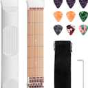 Pocket Guitar Practice Neck, Trainer 6 Fret Portable Chord Practice Tool for Beginner