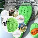 Cloud Insoles for Men Women - Comfort Ultra-Soft Memory Foam Insoles Arch Support Inserts, Anti Fatigue, Shock Absorption (Gray, Men8-11/Women9-12)