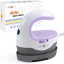 HTVRONT Heat Press Mini Heat Press Machine, Small Heat Press Portable Iron Press Machine for T Shirts, Hats, Heating Transfer Projects (Lavender Purple) (EXP 12/01/26)