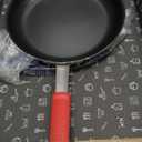 Tramontina Professional 12-Inch Non Stick Large Frying Pan, Heavy-Gauge Aluminum Skillet with Reinforced Nonstick Coating, Red Handle, Dishwasher and Oven Safe