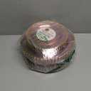 PLASTICPRO 64 Piece Combo Plastic Dinner Plates Disposable Plastic Fancy Heavy Duty Party Dishes 7 inch and 10 inch, Black and Gold Beaded