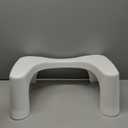 Squatty Potty Simple Curve Toilet Stool, (White)