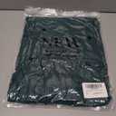 LYANER Women's Square Neck Long Sleeve Ribbed Knit Party Bodycon Mini Dress with Pockets (Green, XL)