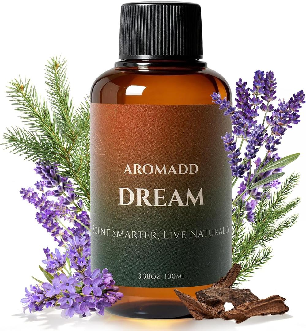 AROMADD AROMADD Dream Diffuser Oil Inspired by Luxury Hotel Scent 3.38 Fl Oz (100ml), Aroma Diffuser & Hotel Fragrance Diffuser Oil, Essential Oil Diffuser for Aromatherapy, Long-Lasting
