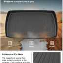KIWI MASTER Cargo Mat for 2018-2026 Honda Odyssey, Custom Fit All Weather Rear Cargo Liner, Heavy Duty TPE Tray Trunk Mat, Black