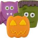 2 x Monster Gift | Hand-Decorated Dog Cookies 3 Pack in Gift Box | Extra Large Dog Treats 62g Cookie, Monster Biscuits, Vegan Snacks for Dogs, Gifts for Dogs