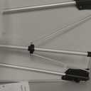 VIZ-PRO Magnetic Whiteboard Easel, 36 x 24 Inches, Portable Dry Erase Board Height Adjustable for School Office and Home (Silver)