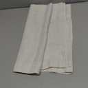 DriftAway Linen Textured Curtain Valances for Windows Light Filtering 3 Inch Rod Pocket Farmhouse Country Rustic Kitchen Valances for Bedroom Living Room Bathroom 14 inch Length Ivory White
