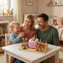 Tonie Shelf for toniebox1 and toniebox2, 4 Tiered Magnetic Display Shelf,Tonie Figure Holder Tonies Stand for Kids Room (4-Tiered)